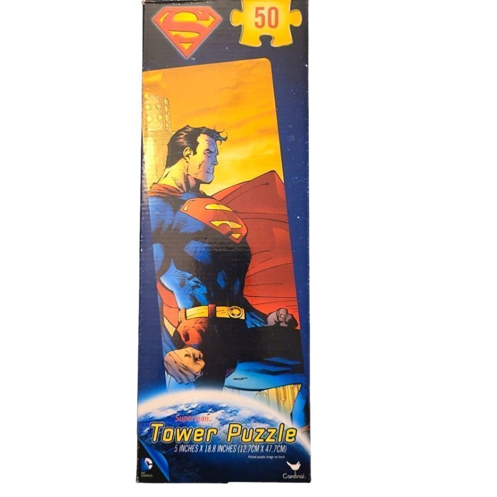 Cardinal Superman Puzzle 50-Pc Tower Puzzle 18" Tall